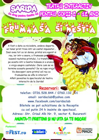 Teatru interactiv pentru copii "Frumoasa şi Bestia"